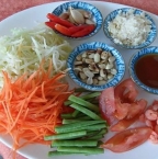 La salade Tam mak houng : un plat laotien à base de papaye verte